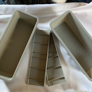 New!  Stick and Slide Cabinet Organizer!  Set of 2!